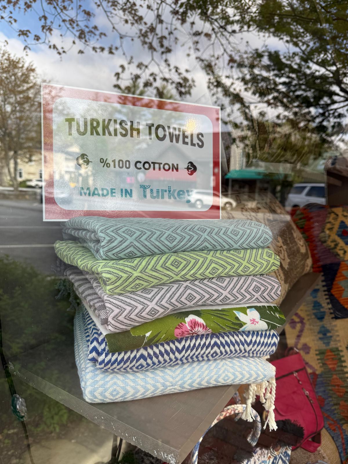 Traditional textiles display